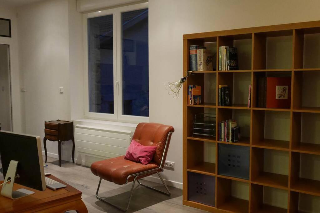 Ferienwohnung Superbe Loft 100M2 Proche Cathedrale Avec Parking Reims Exterior foto