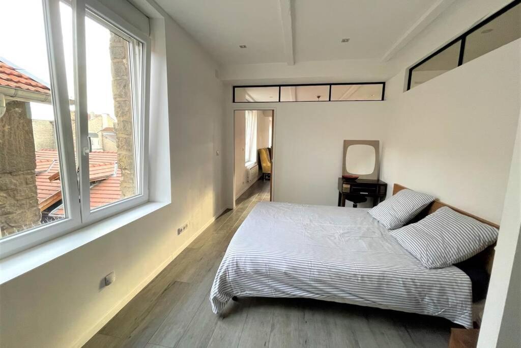 Ferienwohnung Superbe Loft 100M2 Proche Cathedrale Avec Parking Reims Exterior foto